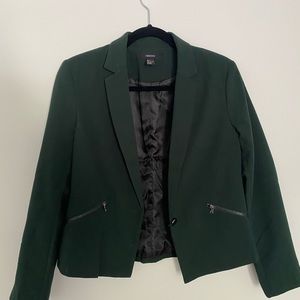 Rich green blazer